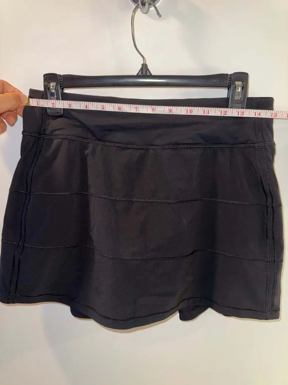 Lululemon Pace Rival Skirt Size 6 Black